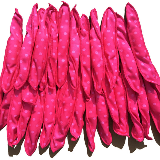 Aimin Hair Heatless Curlers, Soft Hair Curlers To Sleep In, Overnight Heatless Curls For Long Hair, No Heat Foam Curlers, Satin Sponge Rollers For Hair (20 pcs, pink) …